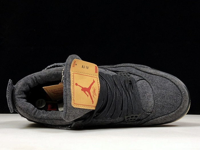 air jordan 4 retro Leu*s nrg  Leu*s - black denim ao2571-001
