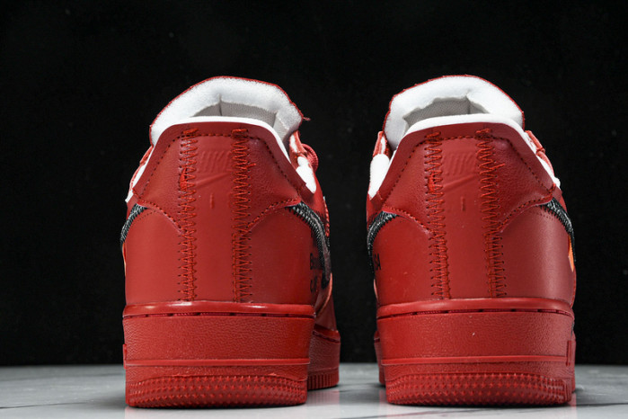 NIKE OF x AIR FORCE 1 LOW RED  AO4297-600