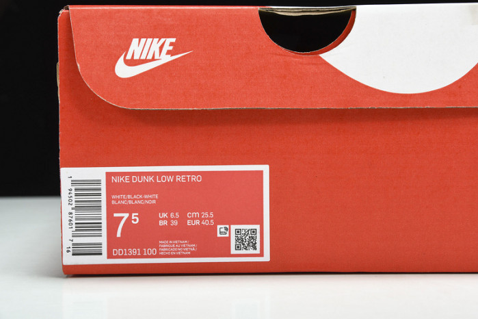 Nike Dunk Low Retro White Black PANDA (2021) DD1391-100