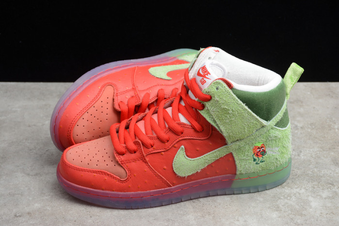 Nike SB Dunk High "Strawberry Cough" - CW7093 600