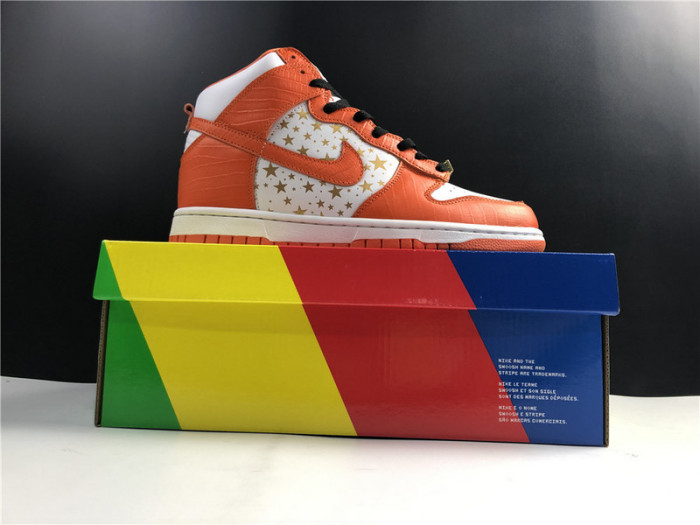 nike sb dunk high Svp*me orange  307385-181