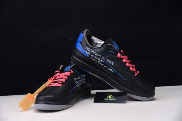Air Jordan 2 Retro Low SP OF Black Blue DJ4375-004