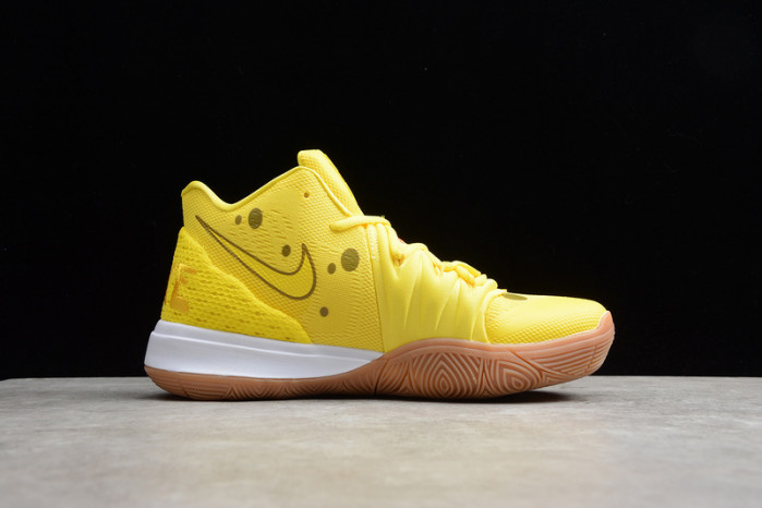 KYRIE 5 SPONGEBOB SQUAREPANTS OPTI YELLOW 002